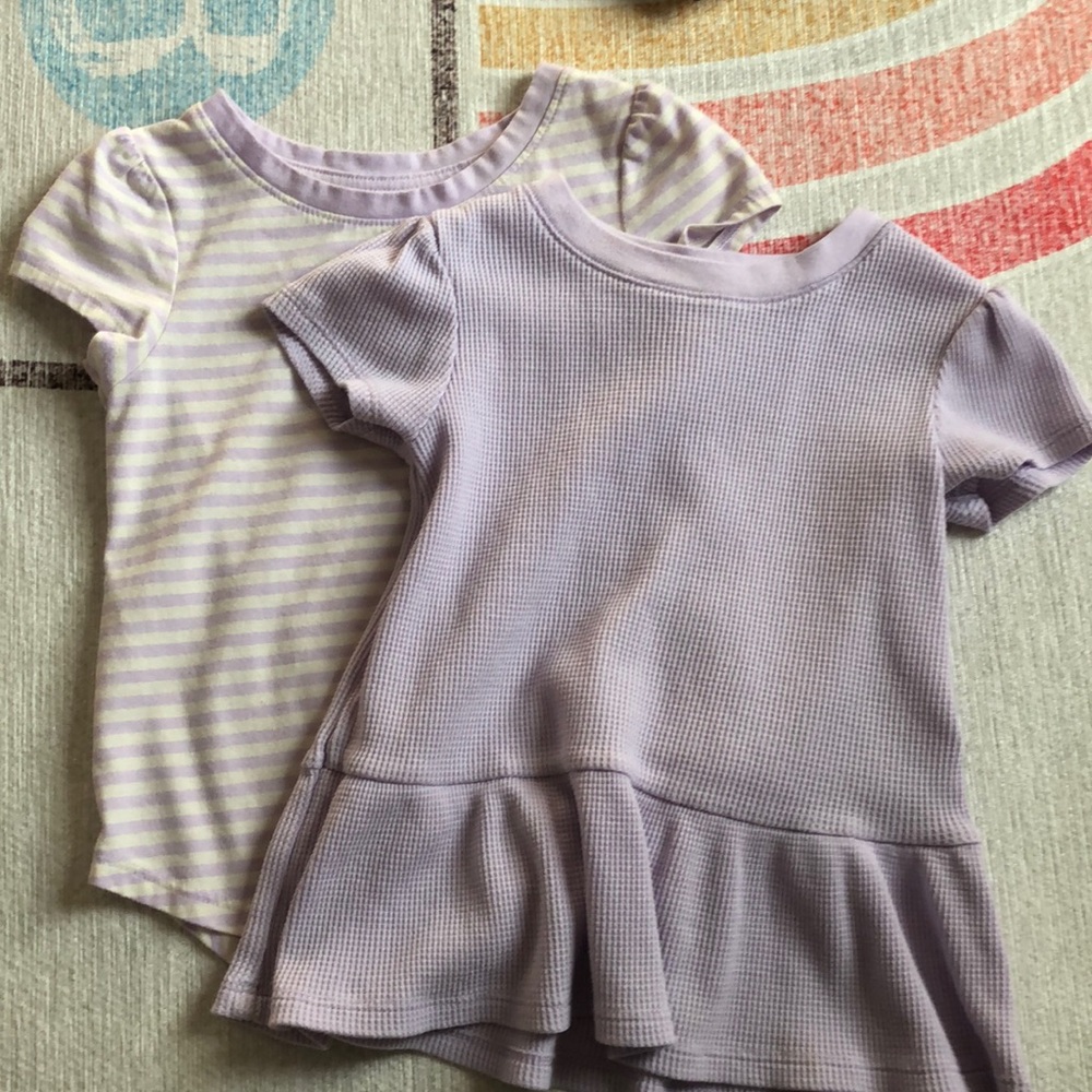 Set of 4t purple tshirts